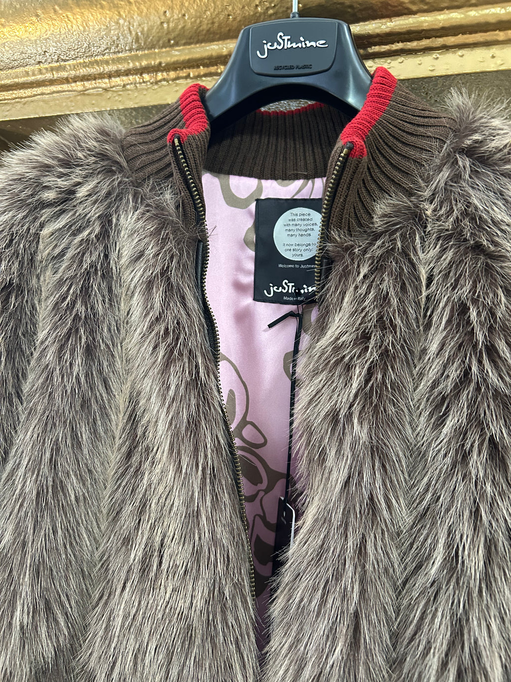 Bomber ecofur Justmine