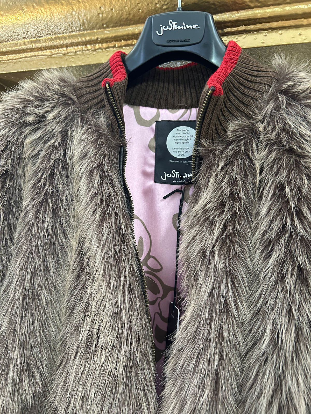 Bomber ecofur Justmine
