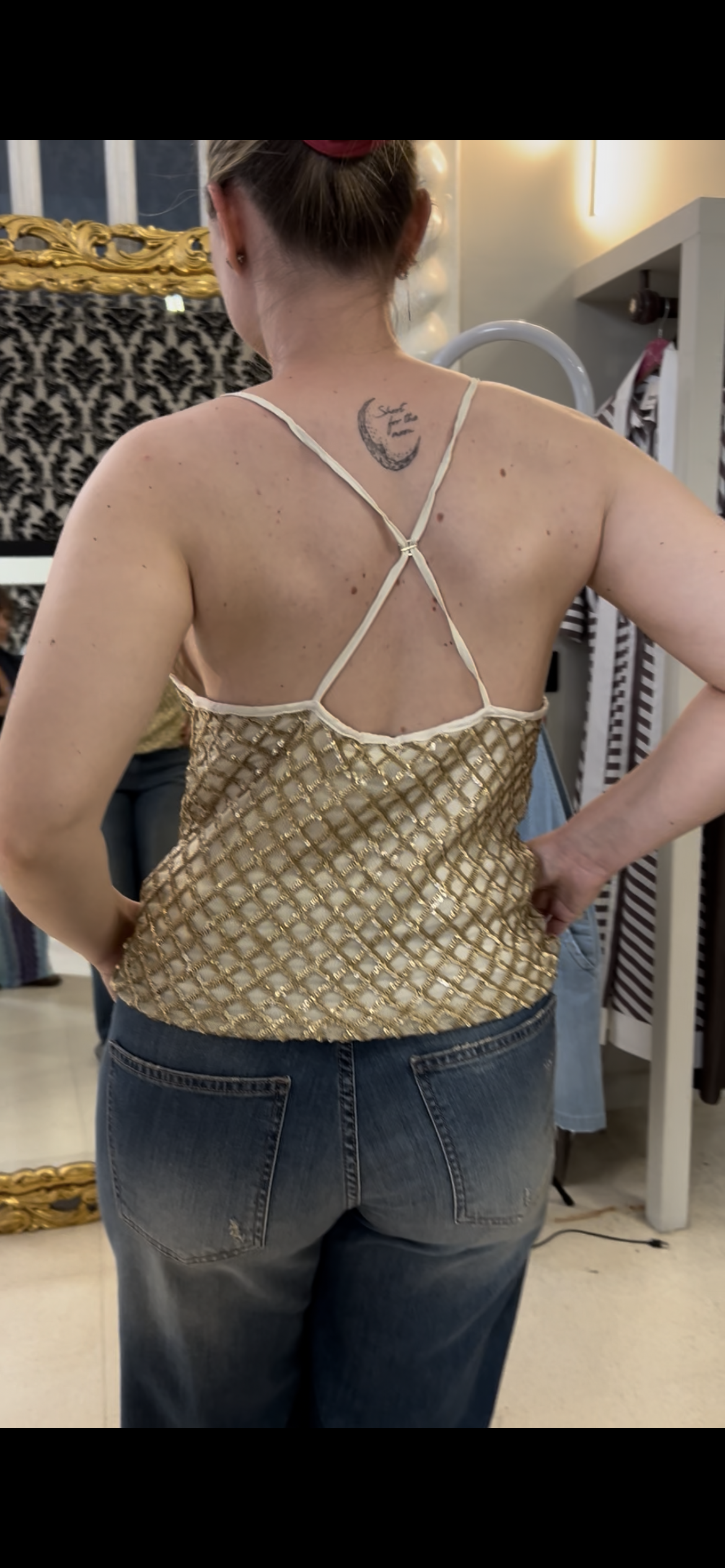 Top Anitiè paillettes