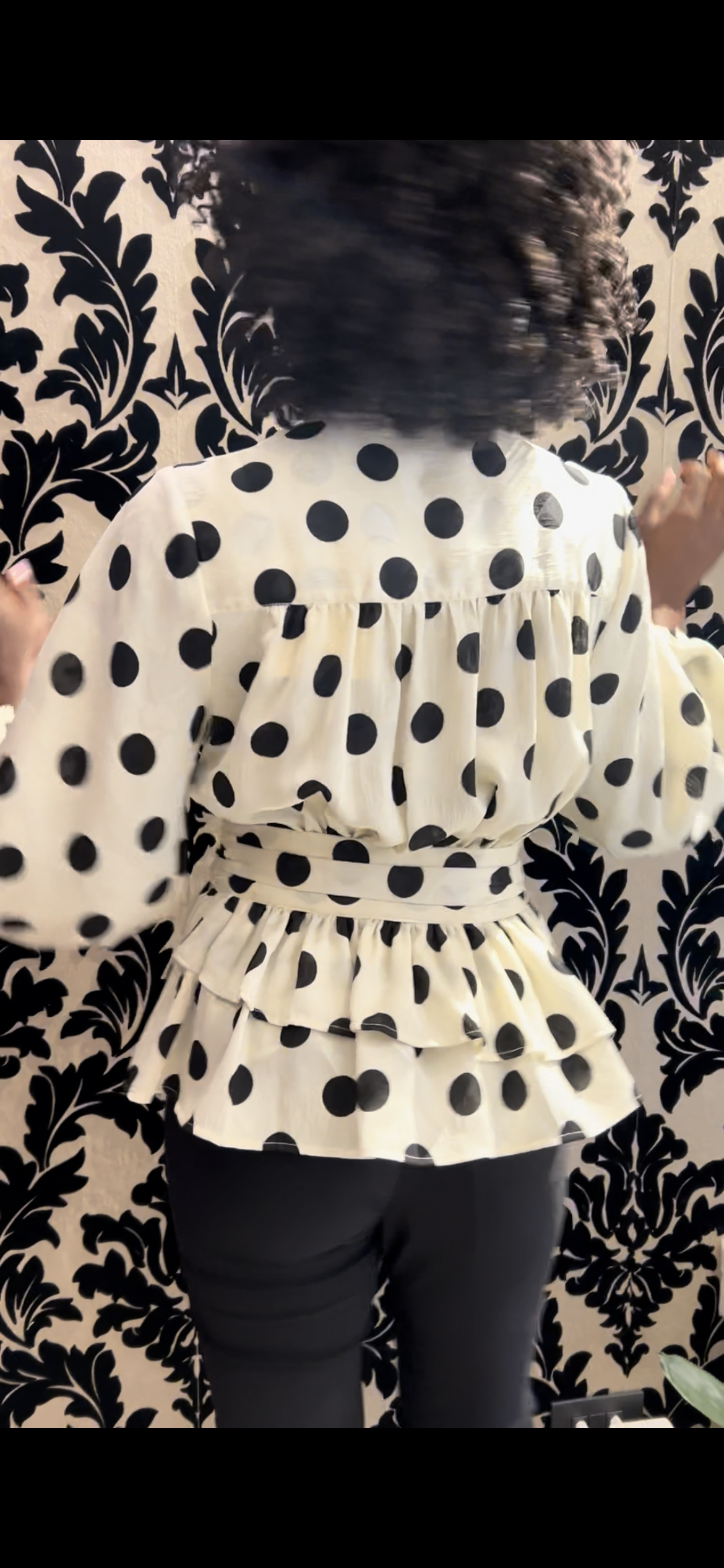 Camicia a pois Amosa