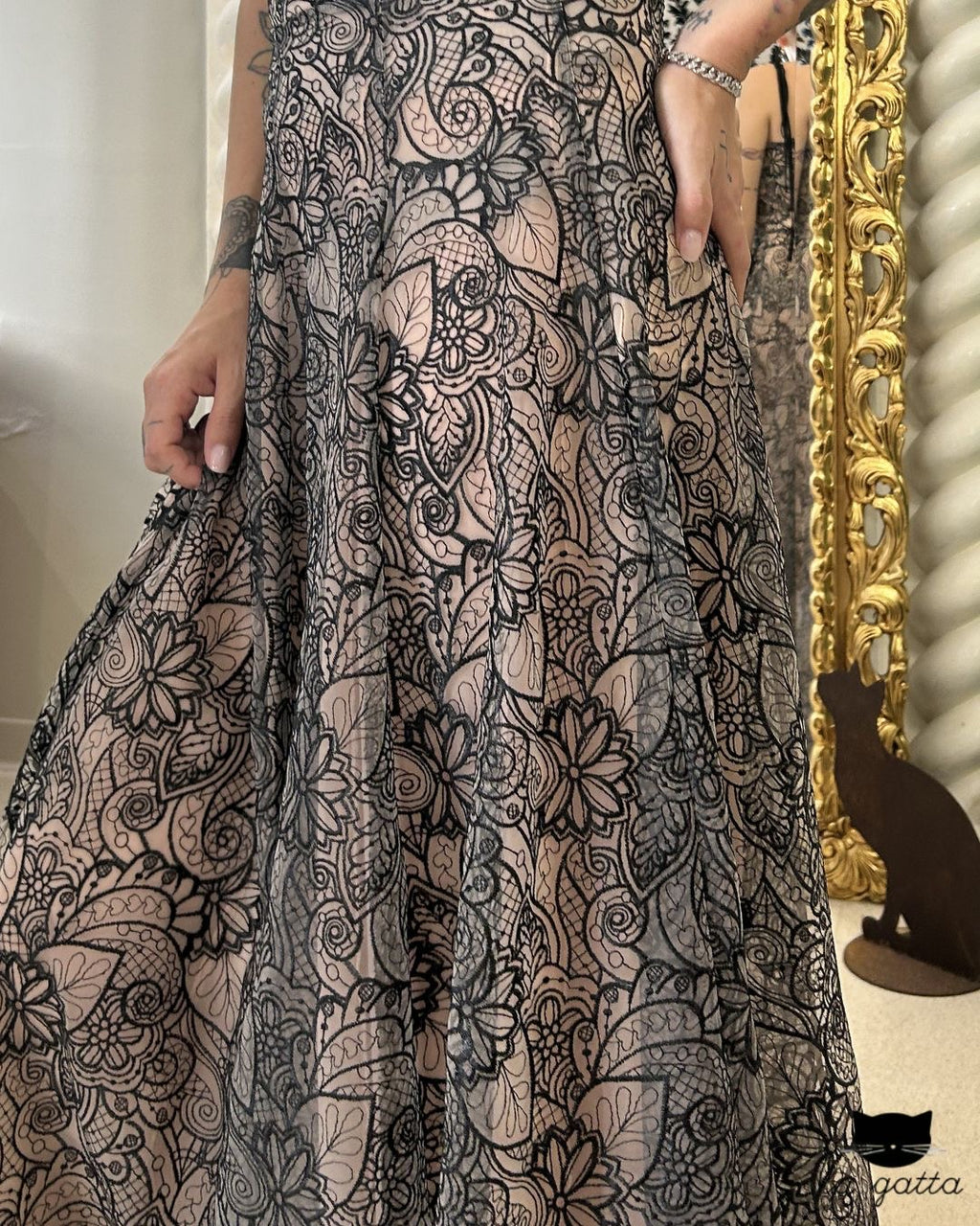 Gonna Milva Mi in pizzo