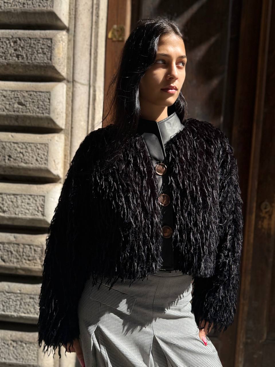 Bomber pelliccia Manesera