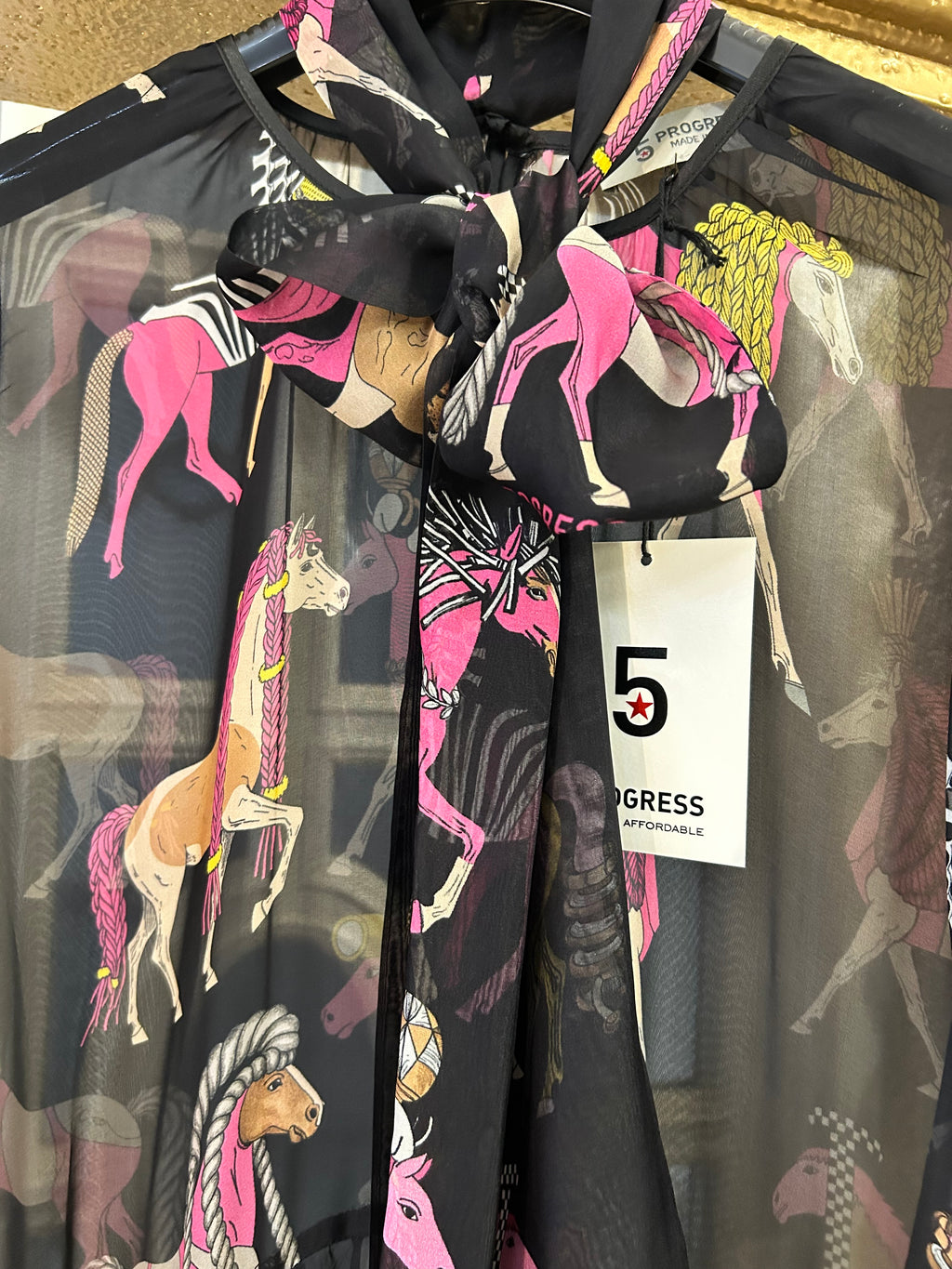 5 Progress maxi blusa