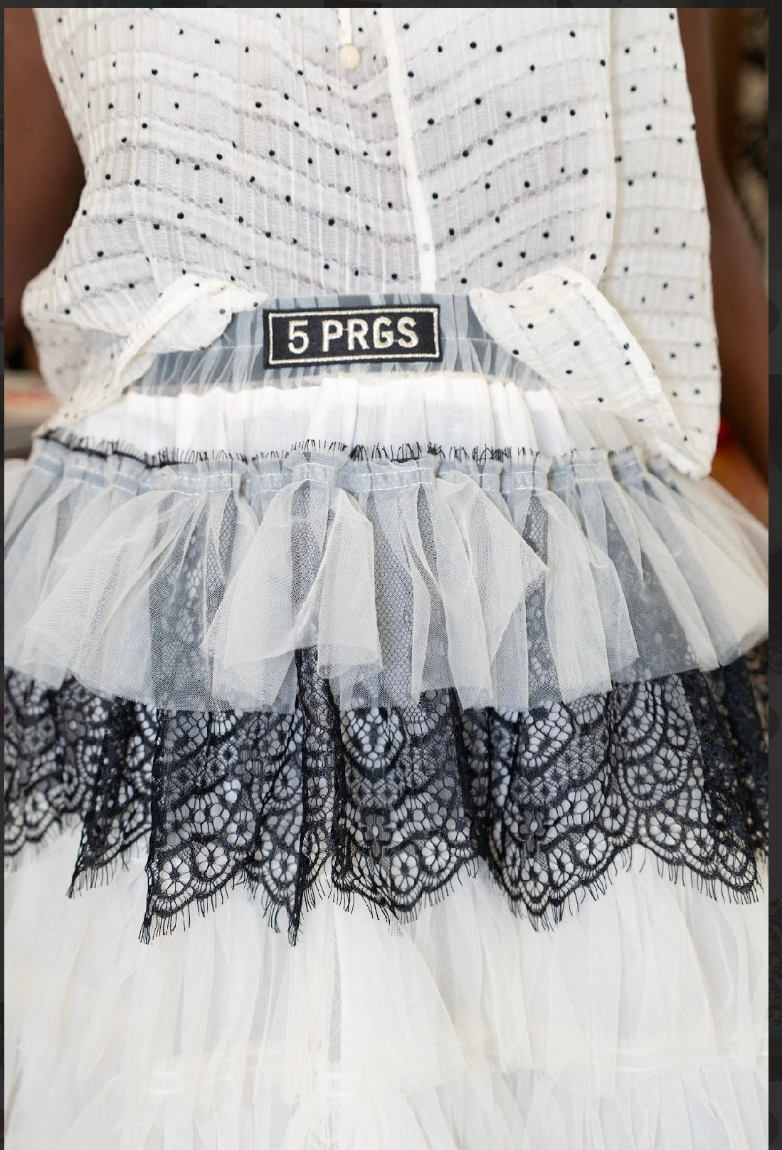Gonna in tulle 5 Progress