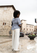 Blusa in cotone marine - Milva Mi