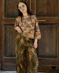 Pantalone con spacco camouflage - Brand Unique