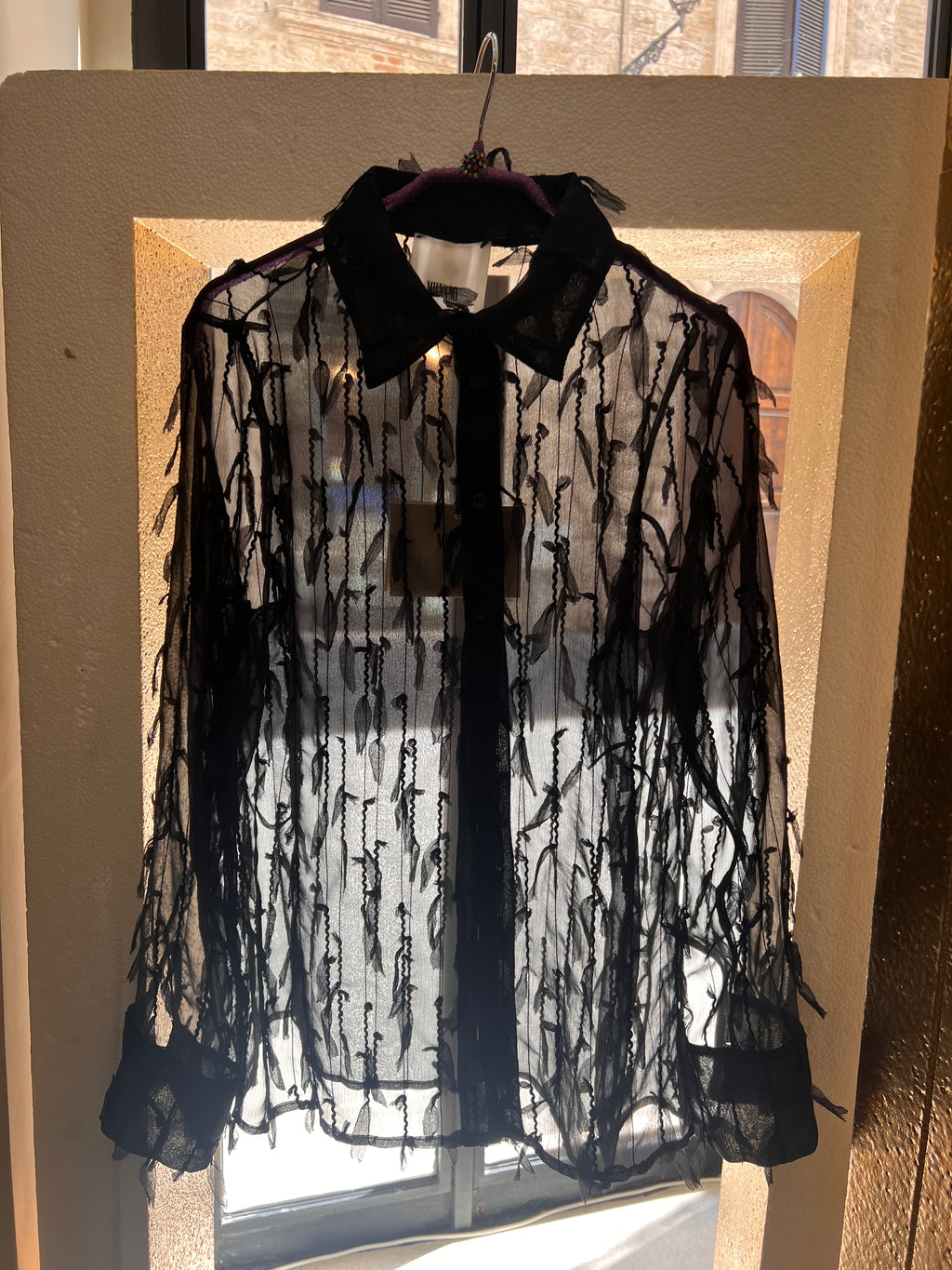 Camicia con petali in tessuto - Milva Mi